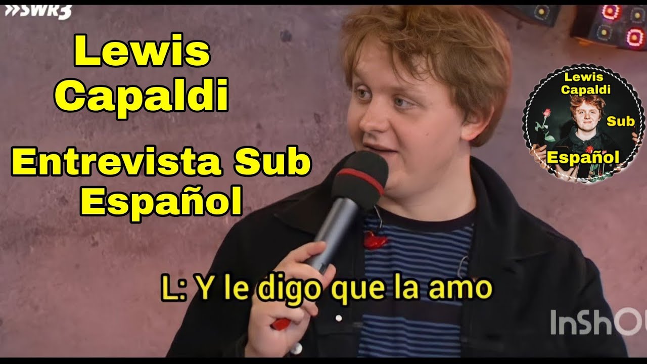 Lewis Capaldi entrevista subtitulada español |  SWR3 New Pop Festival 2019