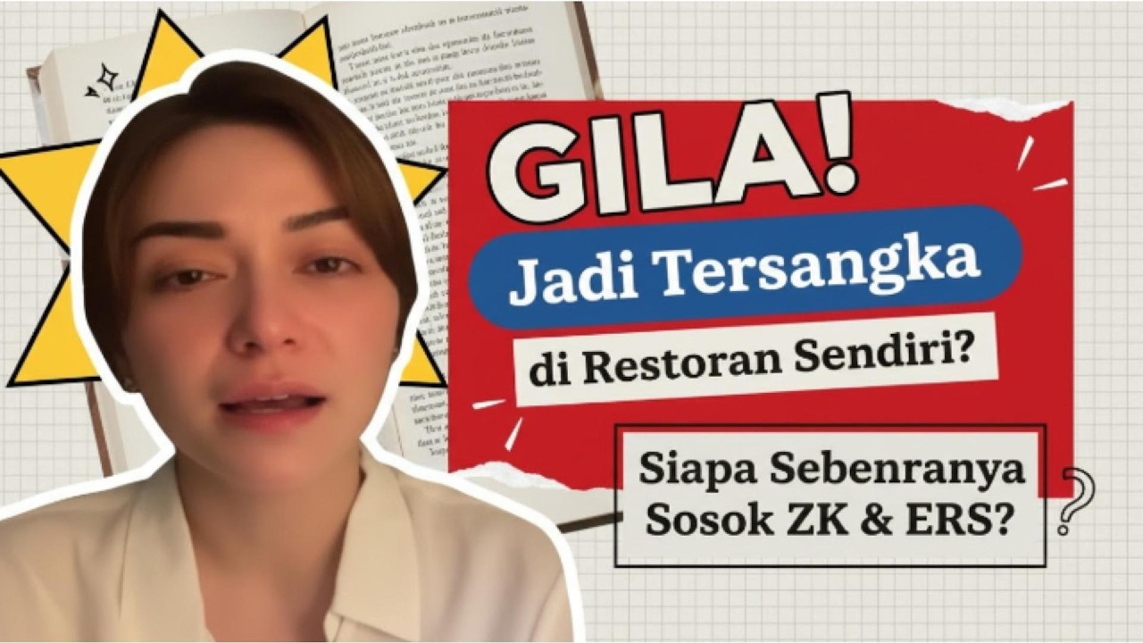 GILA! Jadi Tersangka di Restoran Sendiri? Siapa Sebenarnya Sosok ZK & ERS?