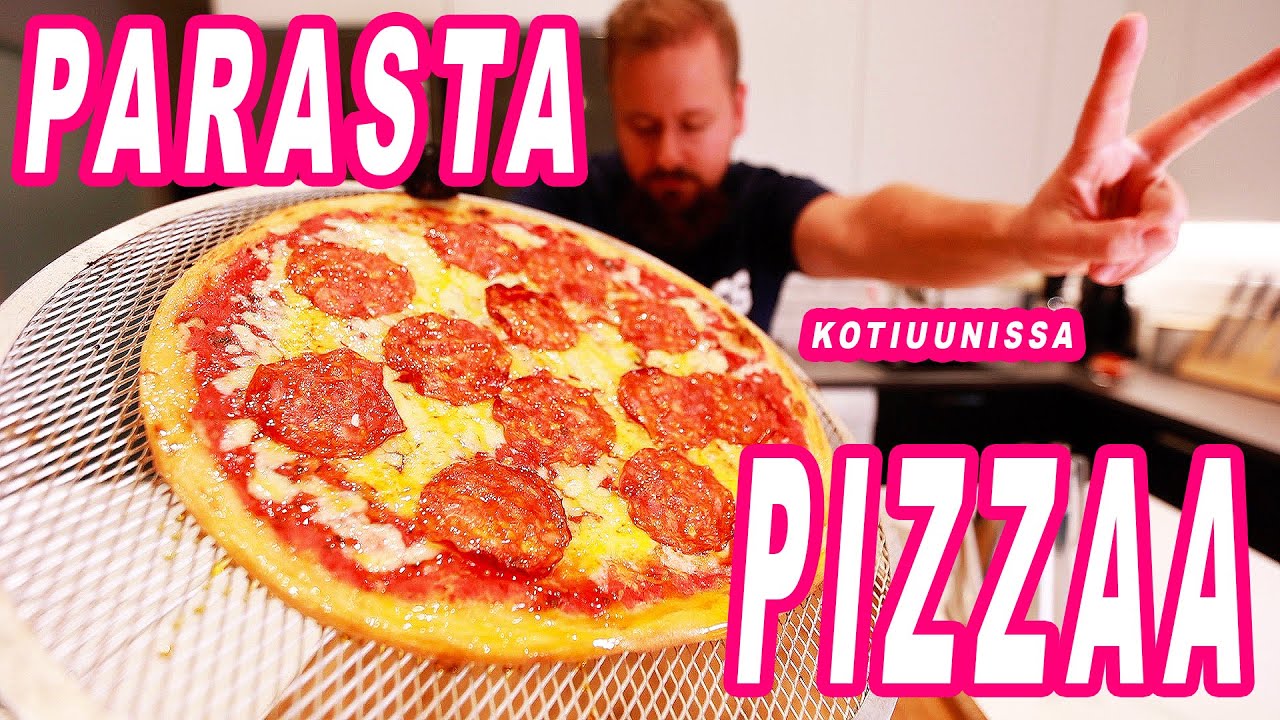 PARASTA PIZZAA KOTIUUNISSA!? 😍🍕🔥 | Pizzakoulu ep.18