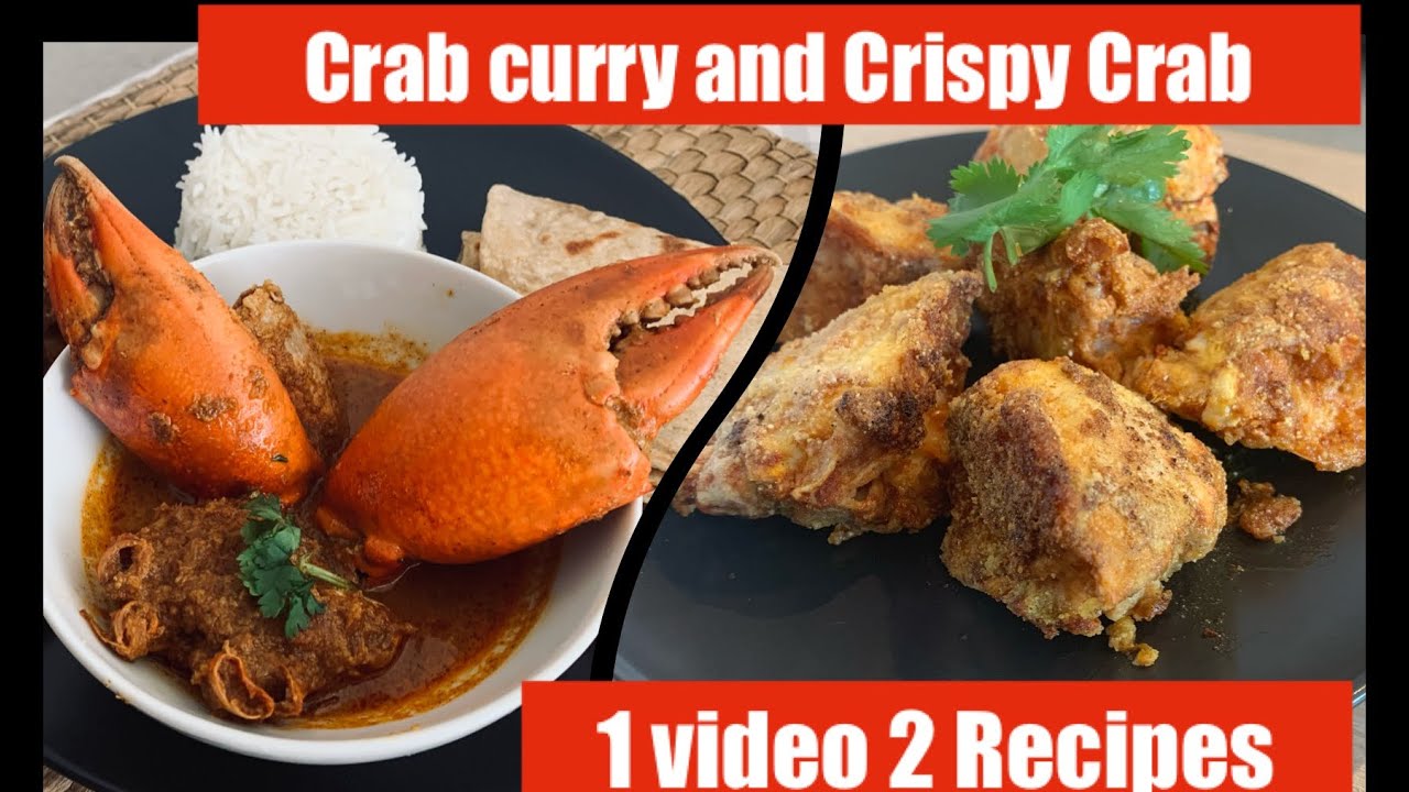 Crab Curry And Crispy Crab /Tawa fry Crab| Restaurant style Crab Masala| कोंकणी चिंबोरी /खेकडा मसाला