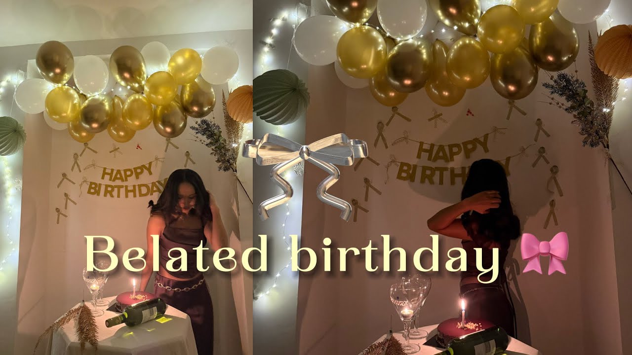 Me & My Friend Celebrating My Birthday (Belated) 🎉