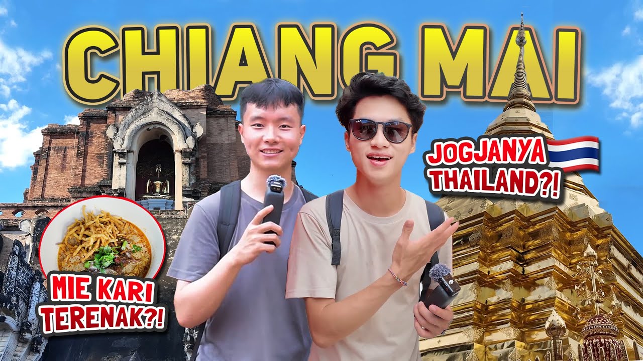 Kota Thailand ini CHILL Parah😂 Makanannya JUARA🤤🍜 CHIANG MAI, Sang Ibu Kota Thailand Bagian UTARA🇹🇭