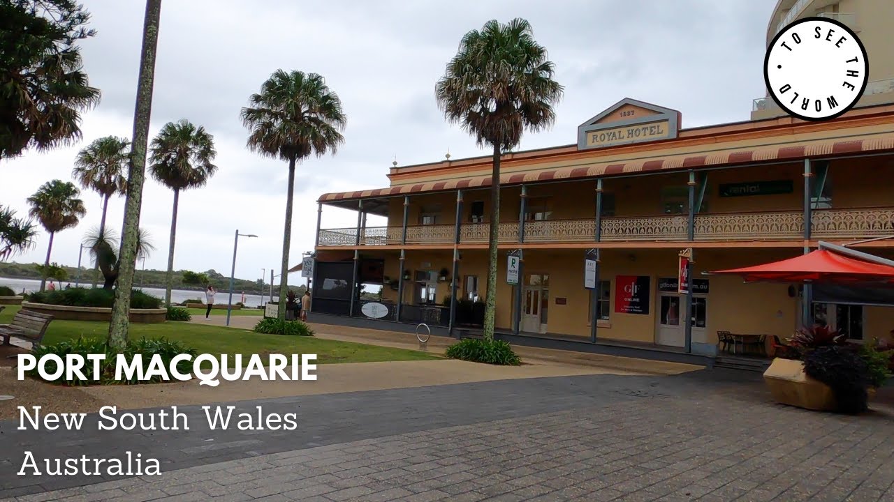 4K - PORT MACQUARIE CITY WALK (Part 2) New South Wales, Australia