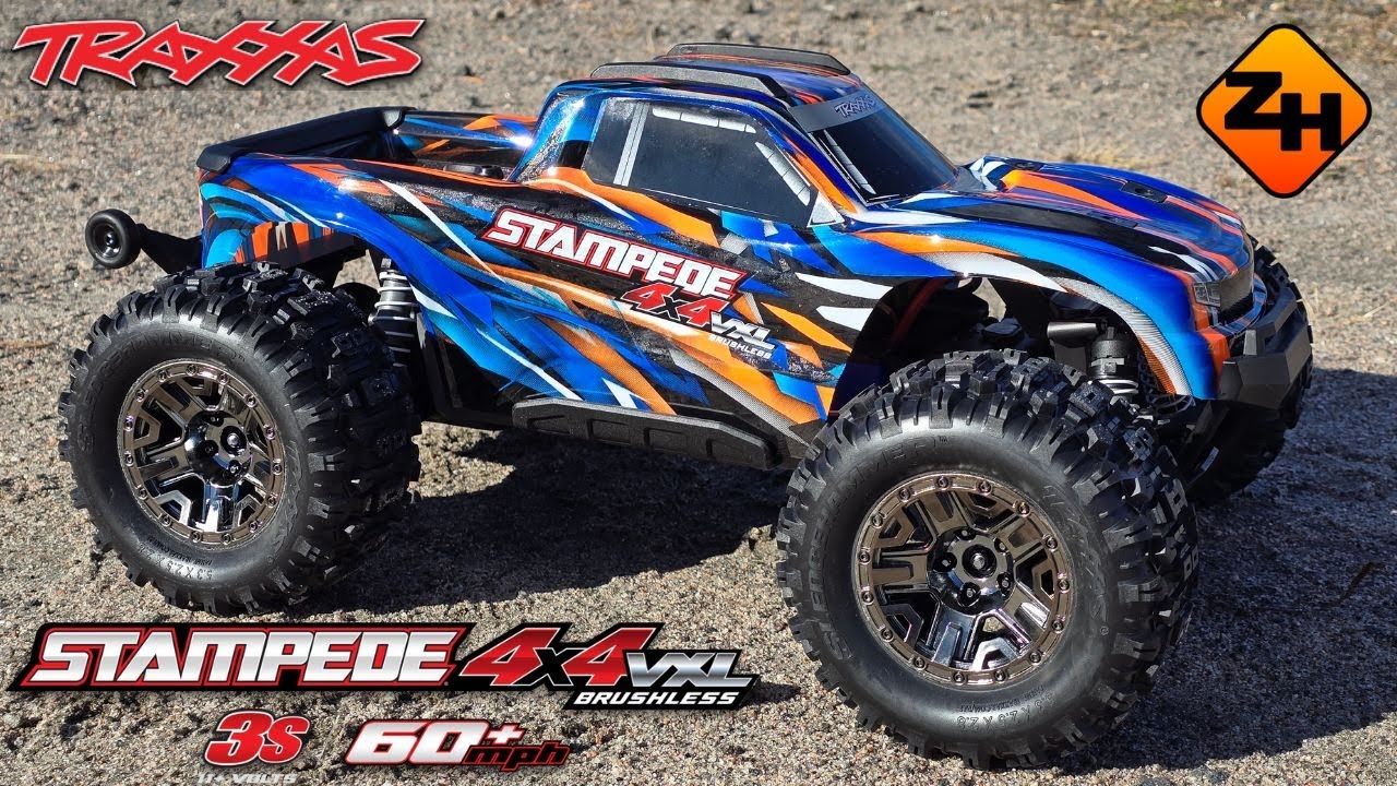 Traxxas Stampede 4x4 VXL Первый заезд