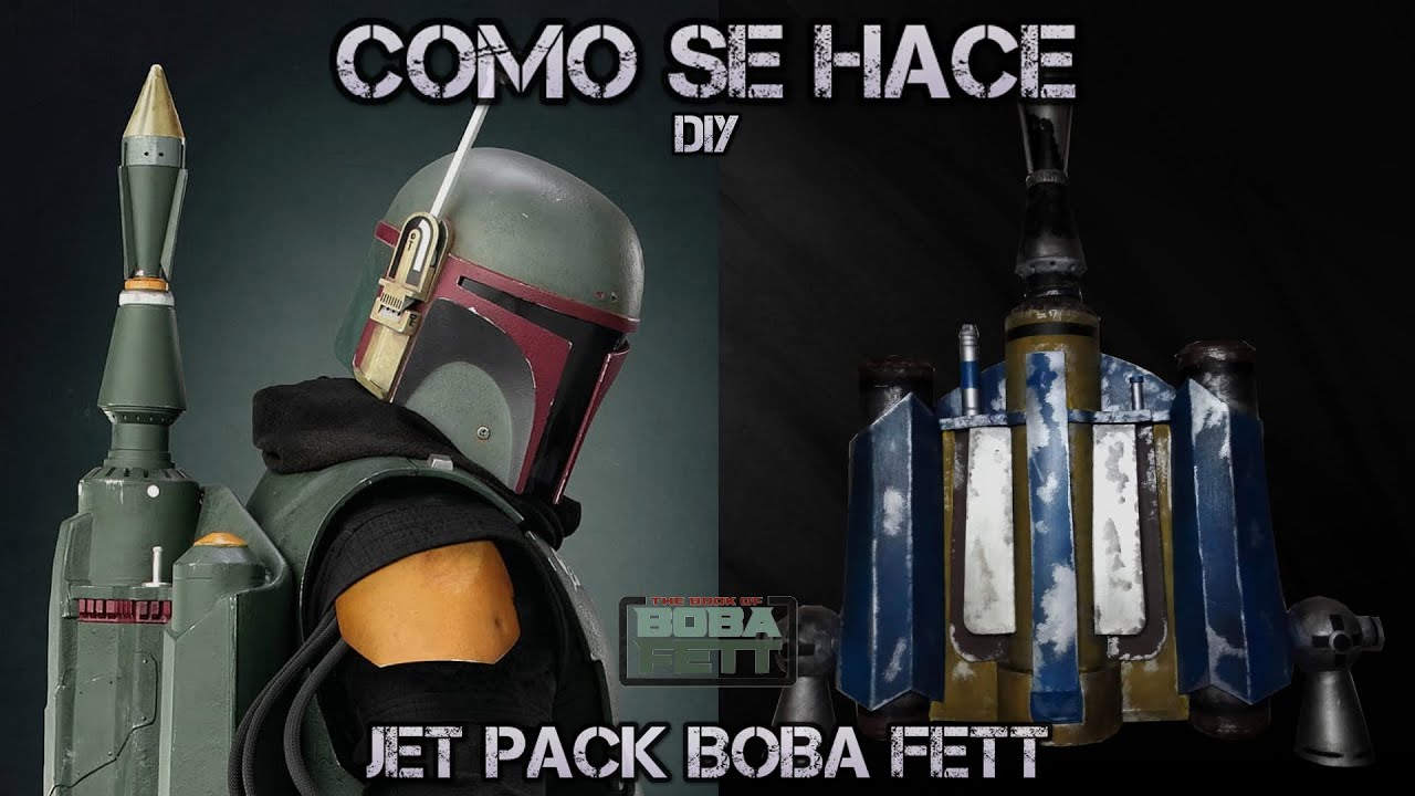 Como Se Hace: Jet Pack Boba Fett - El Libro de Boba Fett - Star Wars Goma Eva DIY