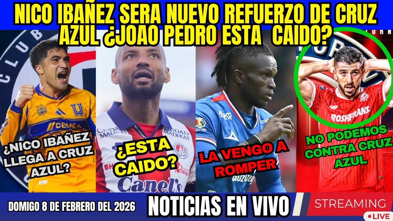 ¡ULTIMA HORA! NICO IBAÑEZ SERA NUEVO REFUERZO DE CRUZ AZUL