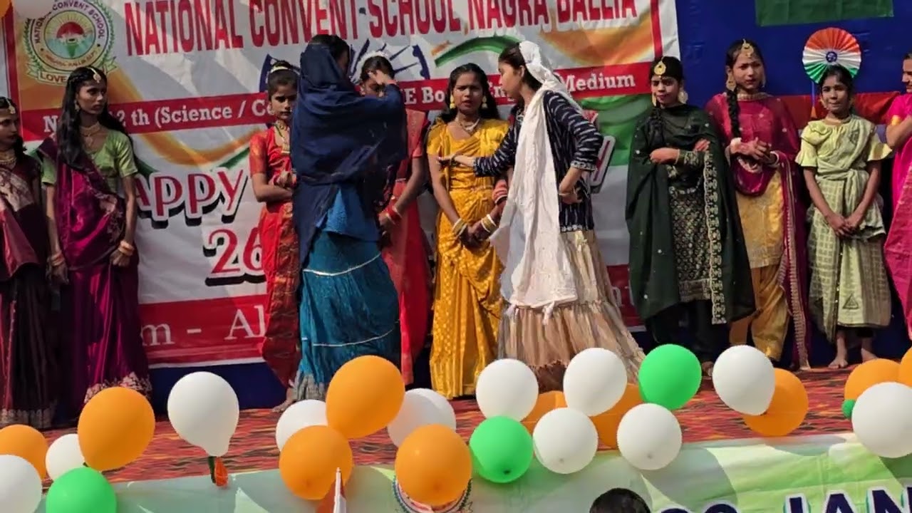 Ek Bharat Shreshtha Bharat 🇮🇳 | All States Cultural Dance by Girls | NCS Republic Day Special