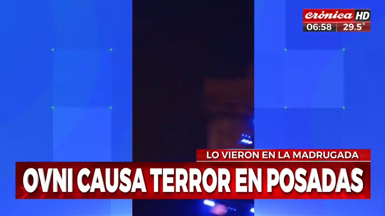 Apareció un OVNI en Misiones y despertó el terror de los vecinos