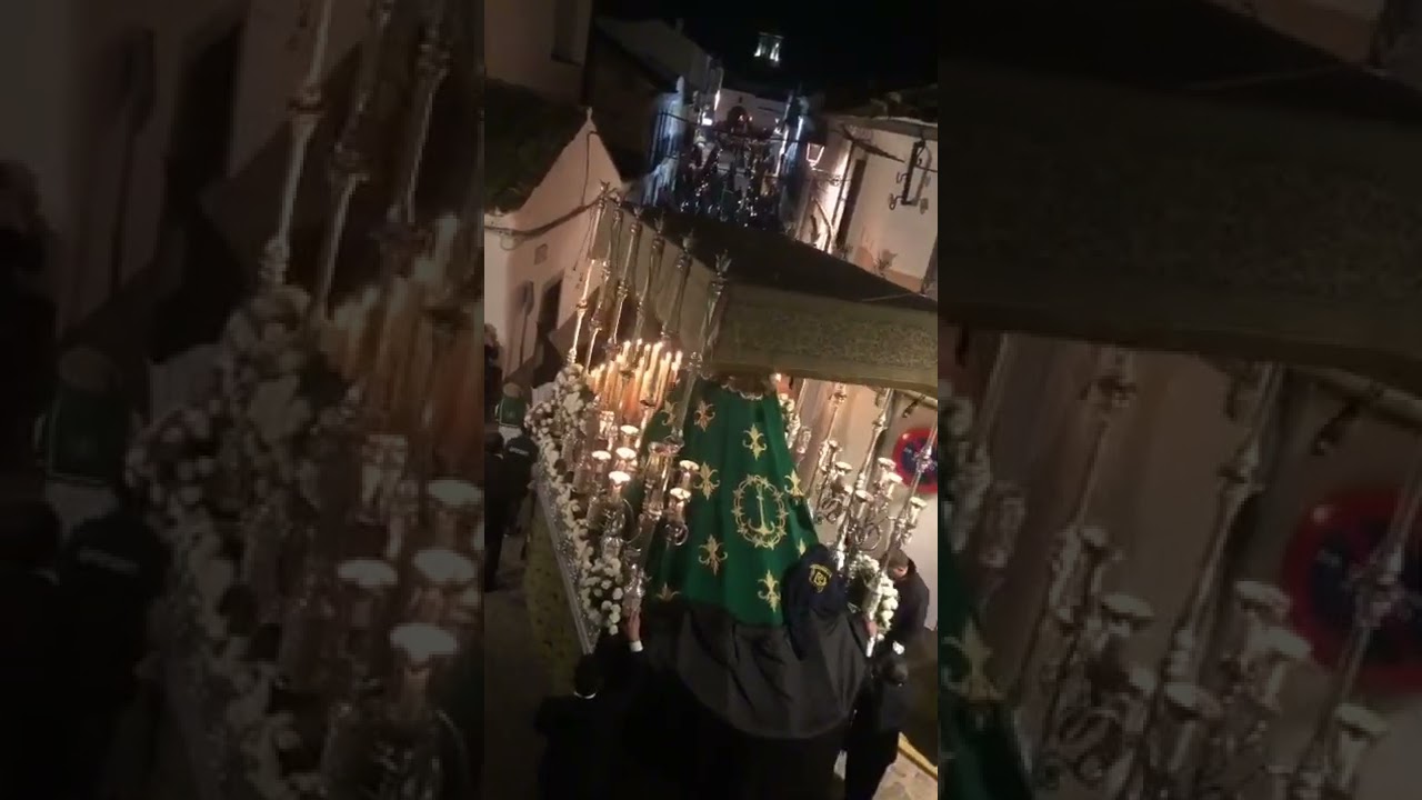 Ntra Sra de la Esperanza revirá calle Cerro con Moral, Martes Santo 2022 Villanueva de Córdoba