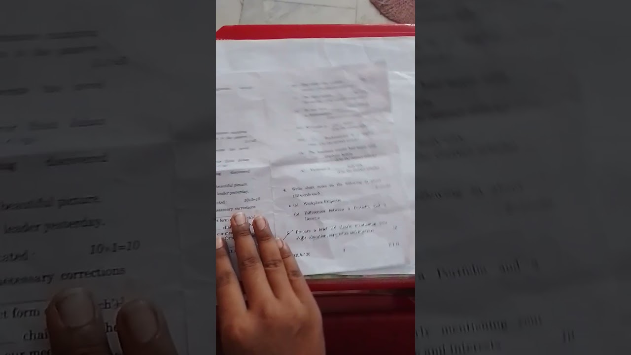 BEGLA-136, English at the workplace.# July 2022 Question  paper.