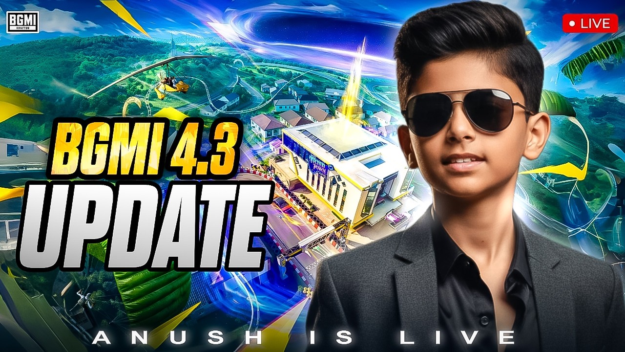 LIVE 🔴 | BGMI 4.3 UPDATE IS HERE 🔥 | LET'S EXPLORE TOGETHER