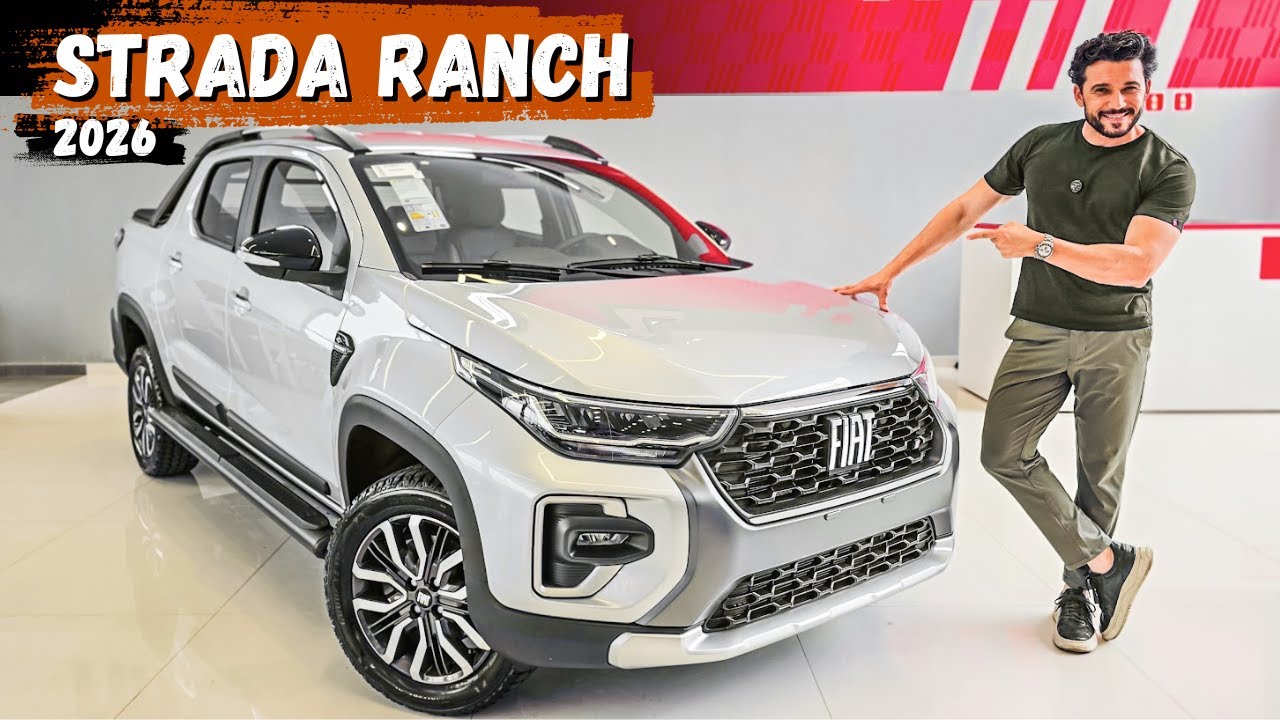 STRADA 2026 VERSÃO  RANCH TURBO EM DETALHES E PREÇO