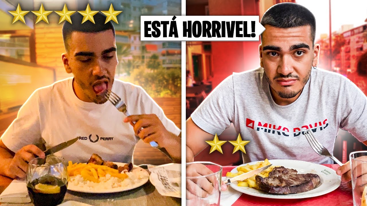 FUI AO RESTAURANTE COM PIOR E MELHOR AVALIAÇÃO DE BENIDORM | ESPANHA - 