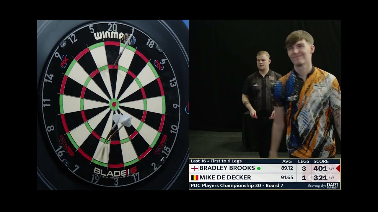 Bradley Brooks vs MikeDe Decker | Players Championship 30 2025 🎯