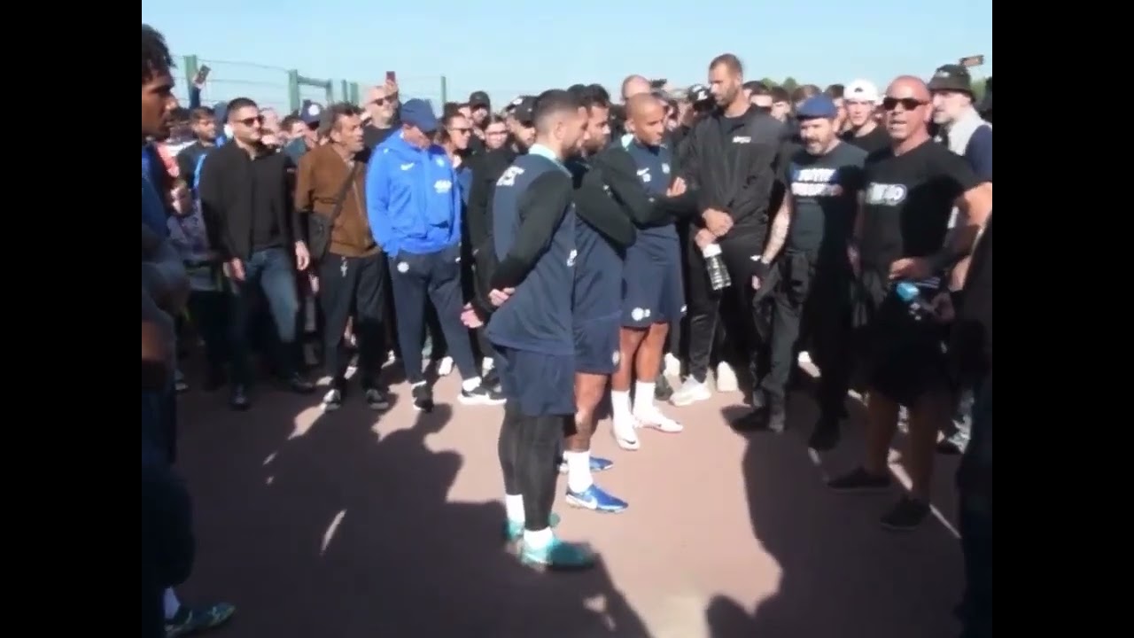 LES ULTRAS MONTPELLIERAINS FACE À FACE AVEC LES JOUEURS !