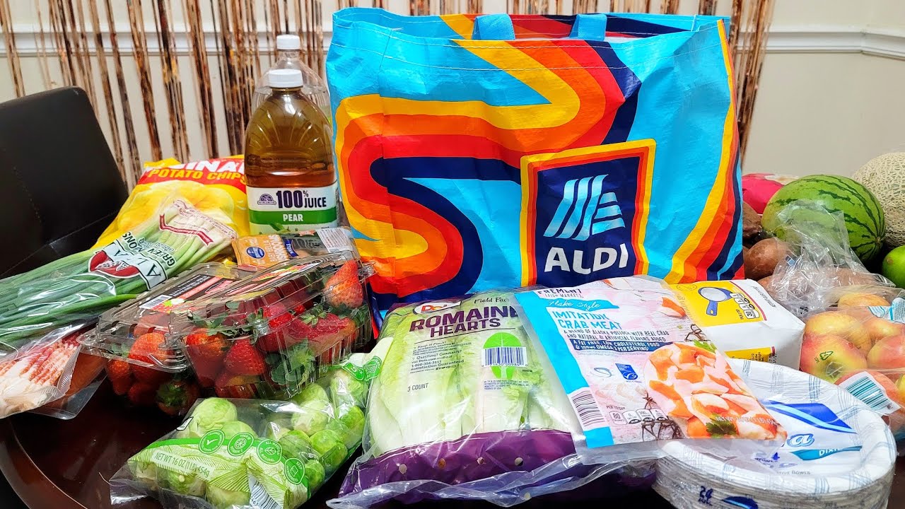 🛒 [Haul] Aldi Shopping Haul $47  Fruit Seafood Milk Sushi Making 