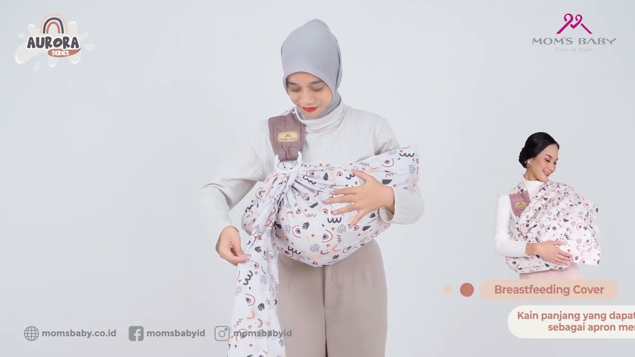 Gendongan Samping Multifungsi 5in1 Aurora Series
