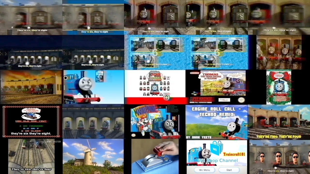 Engine Roll Call but its a mashup of 25 different versions (TTTE's 40th Anniversary)