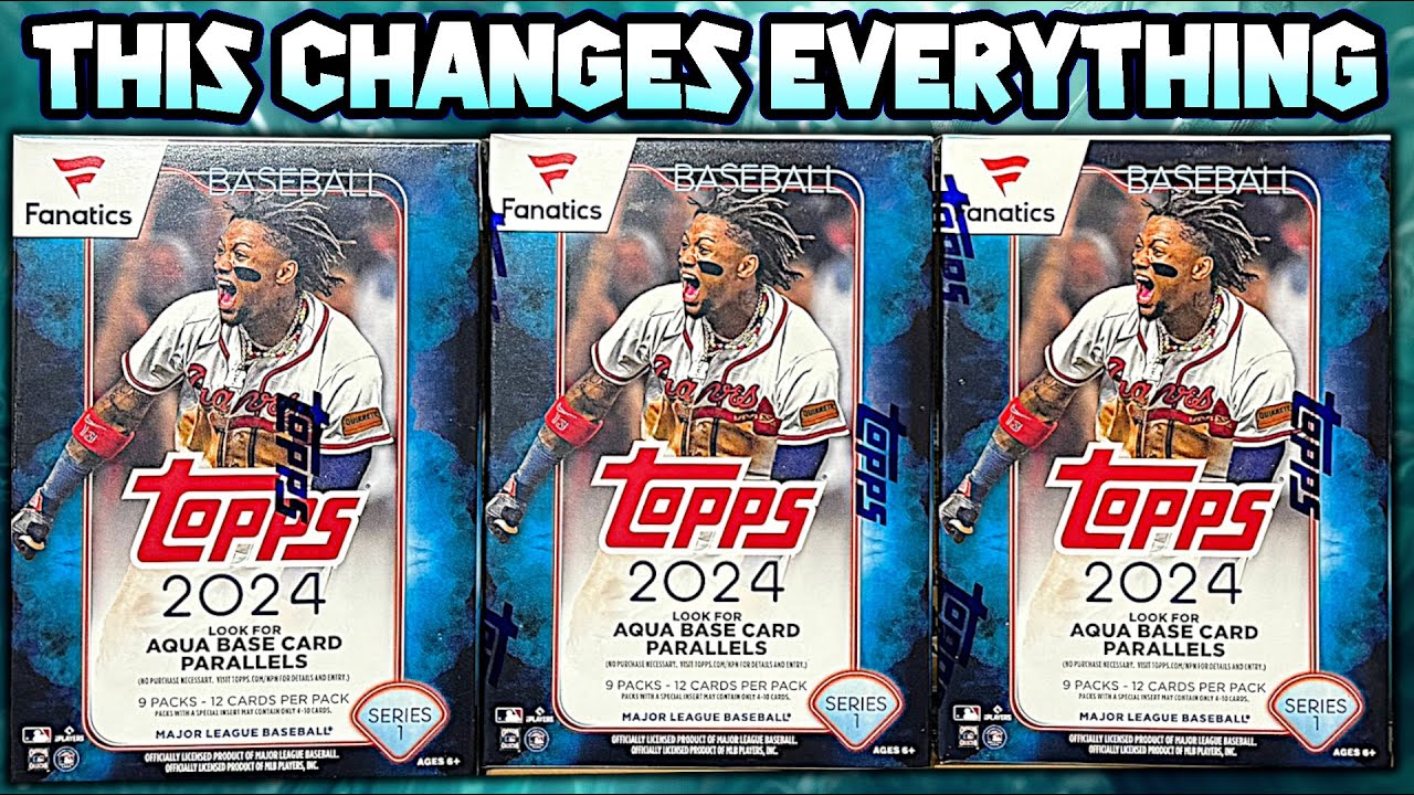 Кейс FANATICS BOX CASE RIP 2024 с бейсбольными карточками Topps серии 1