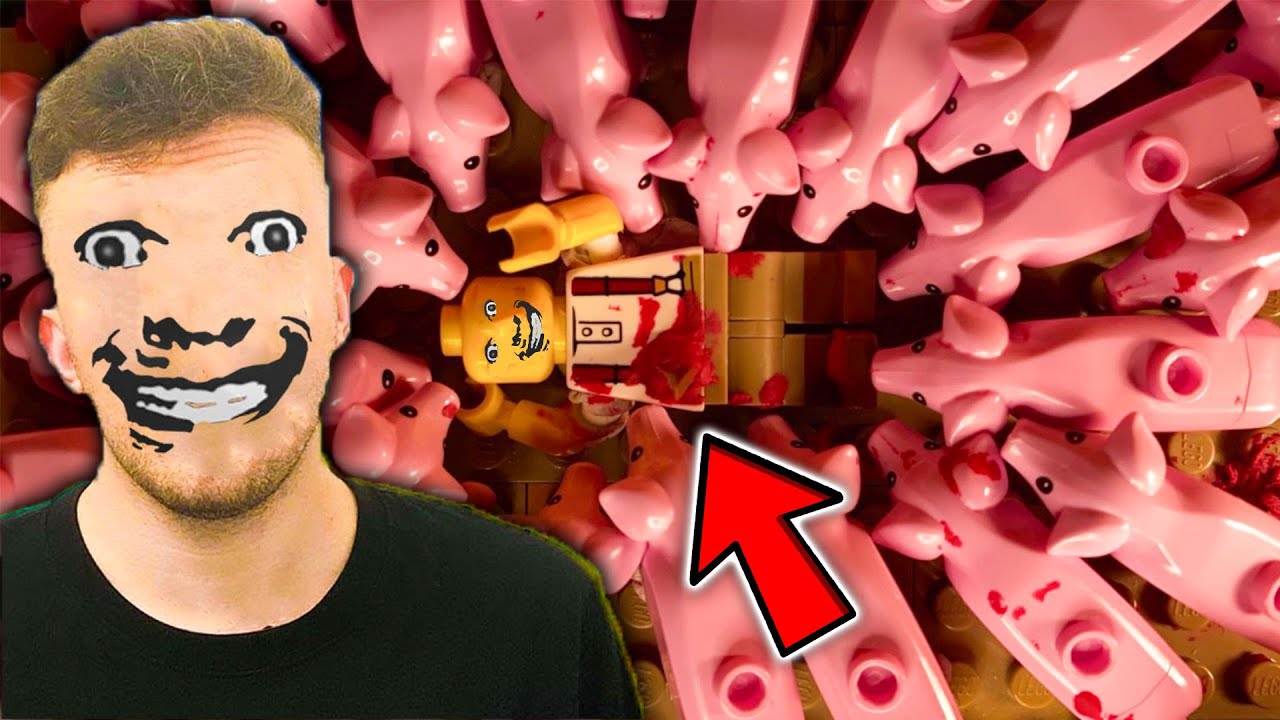 TATAL STRICT ESTE MANCAT DE PORCII DEMONICI 666! DRACULASS REACTIONEAZA LA ANIMATII LEGO! *EPIC*
