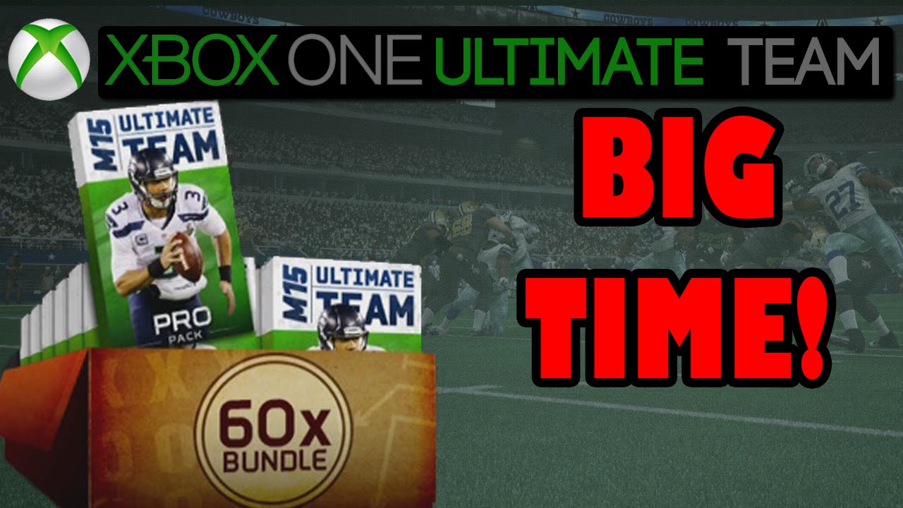 MUT 15 - Madden 15 Pack Opening - BIG TIME 60 PACK BUNDLE (Part 1) | Madden 15 Ultimate Team Packs