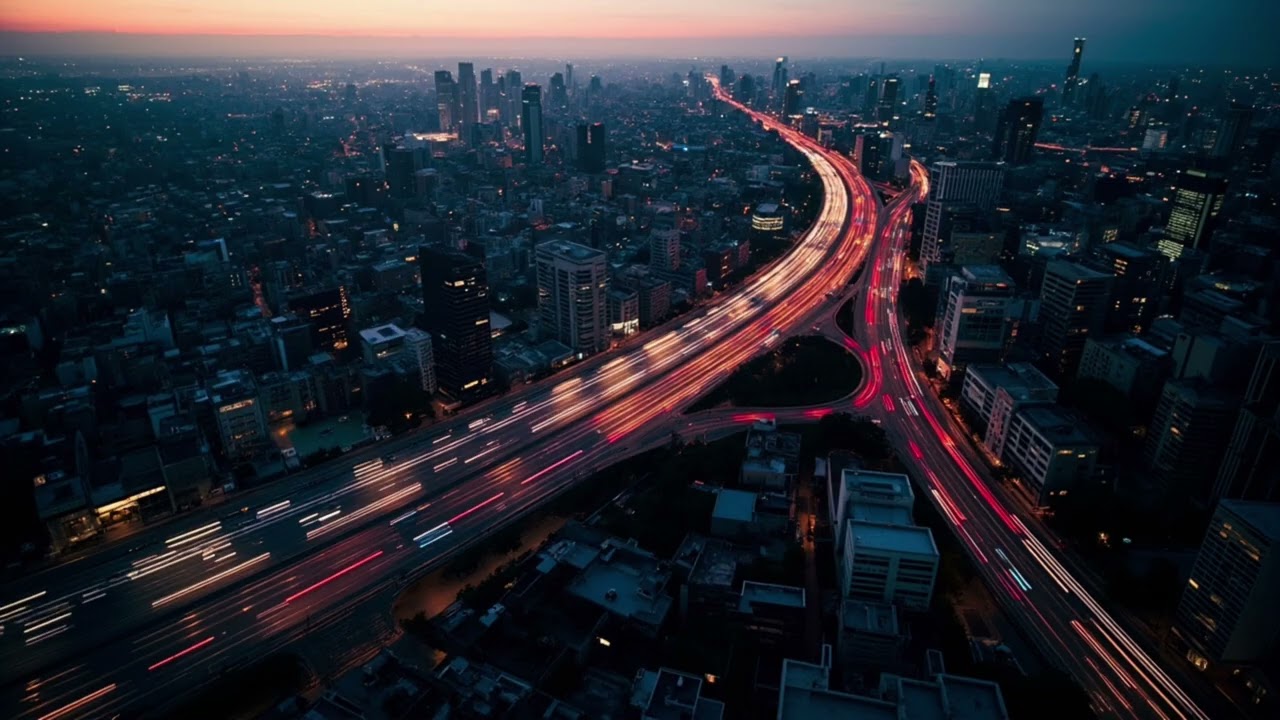 Downtown Grid Motion | Instrumental Background Music for Work, Study, Focus, Cinematic & City TL