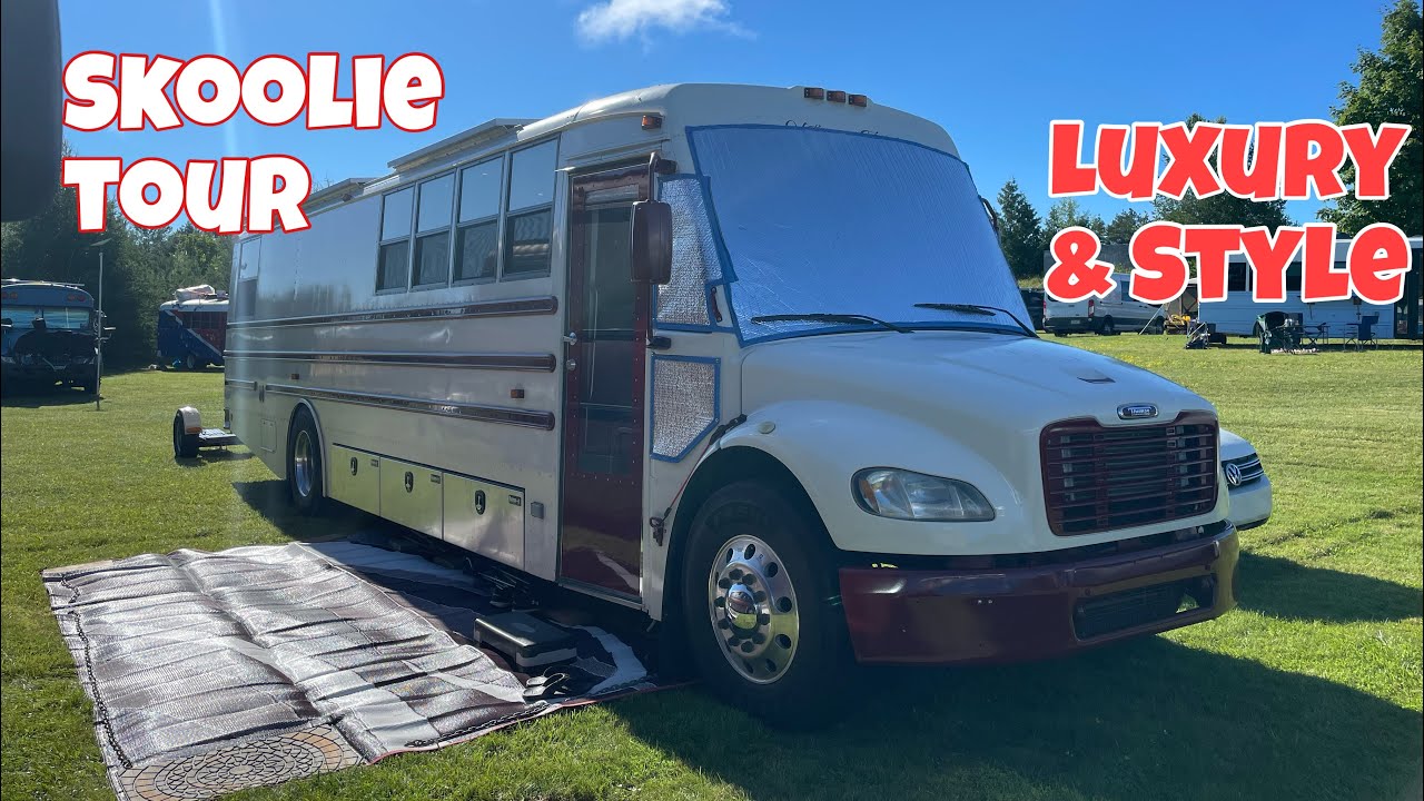 Luxury Off Grid Skoolie tour