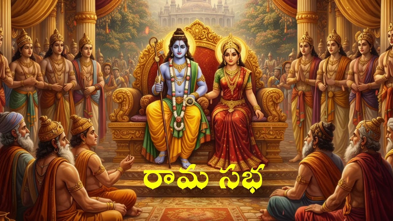 రామ సభ | Rama Sabha Telugu | శ్రీరామ భక్తి గీతం | Divine Ram Bhajan |Telugu Ram Bhajan |Jai Shri Ram