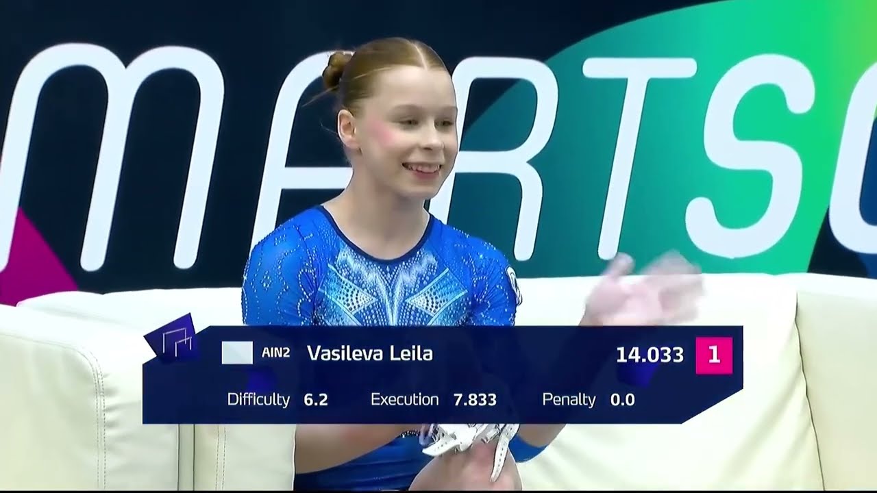 Leila Vasileva (AIN) [UB 14.033🥈] 2026 Baku World Cup_WAG Uneven Bars Final