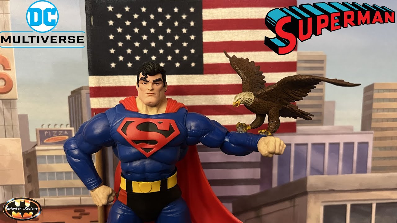 Обзор и сравнение цифровой фигурки McFarlane DC Multiverse Superman Our Worlds At War