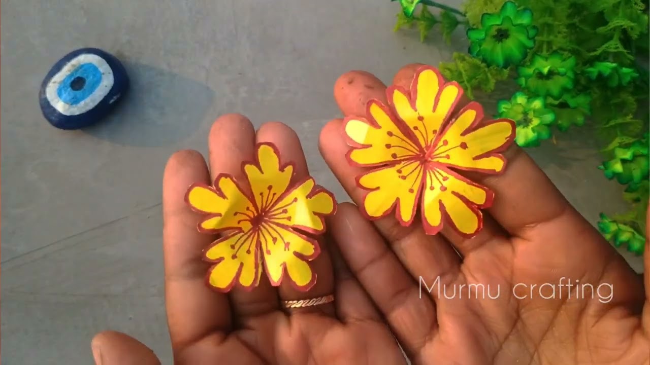 Beautiful DIY Paper Flower Tutorial | Step-by-Step (after a long time)