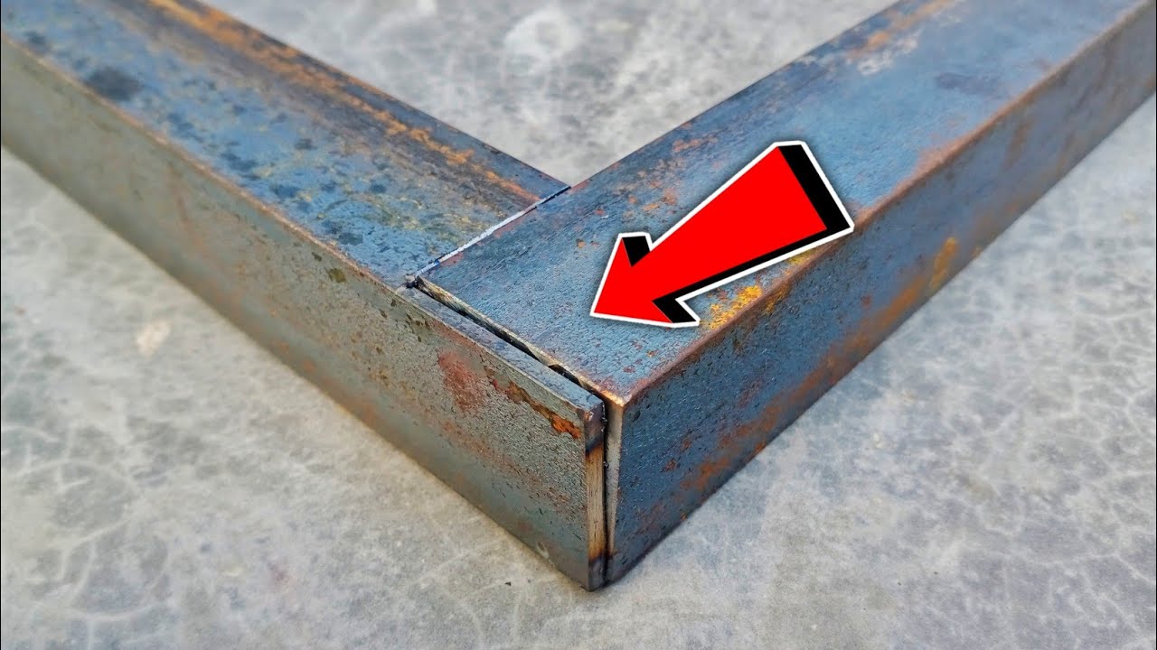 Joint Angle Iron at 90 Degree Using Easy Cope Joint
