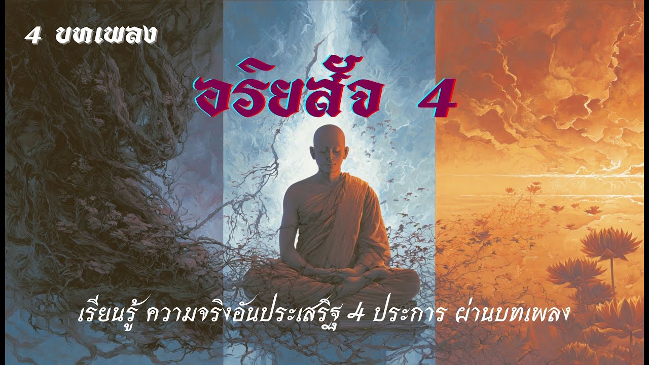 อริยสัจ 4 ผ่านบทเพลง   #เพลงธรรมะ #บทเพลงพุทธธรรม #DhammaMusic #เพลงนั่งสมาธิ #อริยสัจ4