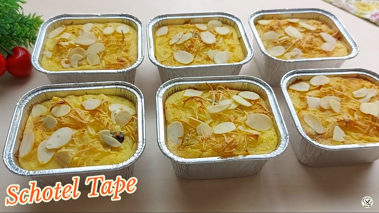 SCHOTEL TAPE SINGKONG ENAK LEGIT MANIS DAN GURIH BIKINNYA GAMPANG BANGET