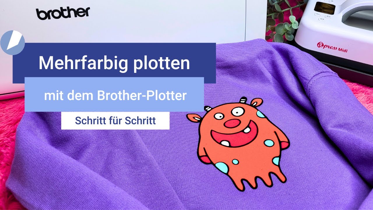 Scannen & mehrfarbig plotten mit dem Brother-Plotter