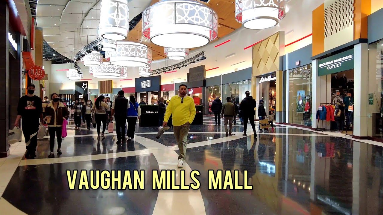 Vaughan Mills Mall Shopping Center Canada Walking Tour  April 2022