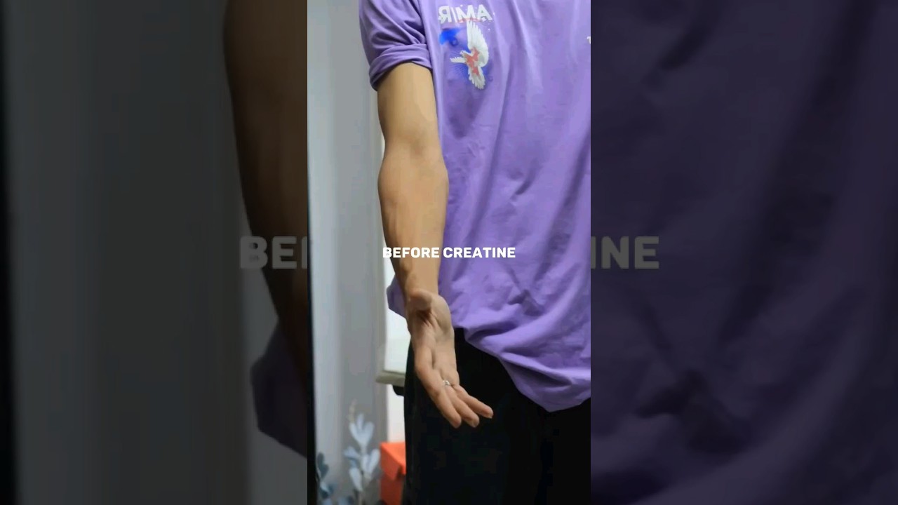 The shocking result of creatine 🤯💪 zen addie #shorts #trending #fitness #gym #transformation