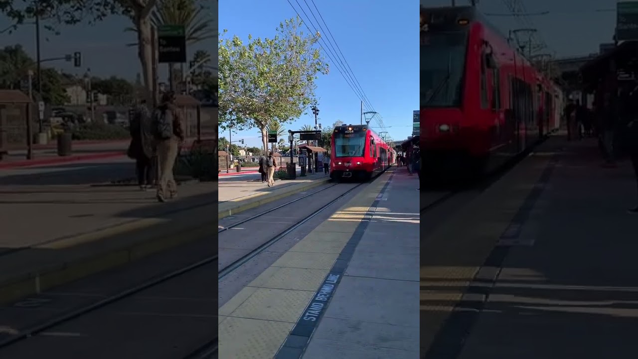 Living in San Diego: My REVIEW of the San Diego Trolly! 🚋 🤔 #shorts