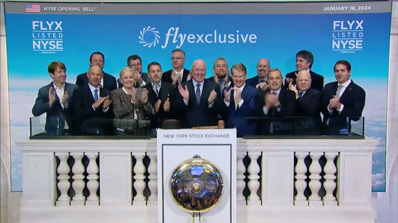 flyExclusive (NYSE American: FLYX) Rings The Opening Bell&reg;