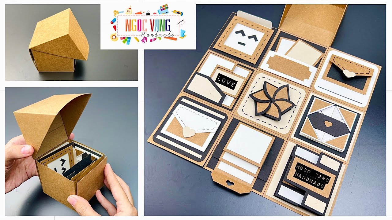 Explosion Box Tutorial - NGOC VANG Handmade