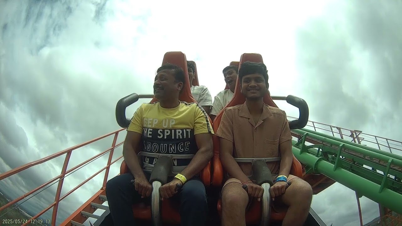 Rollercoaster ride at wonderla