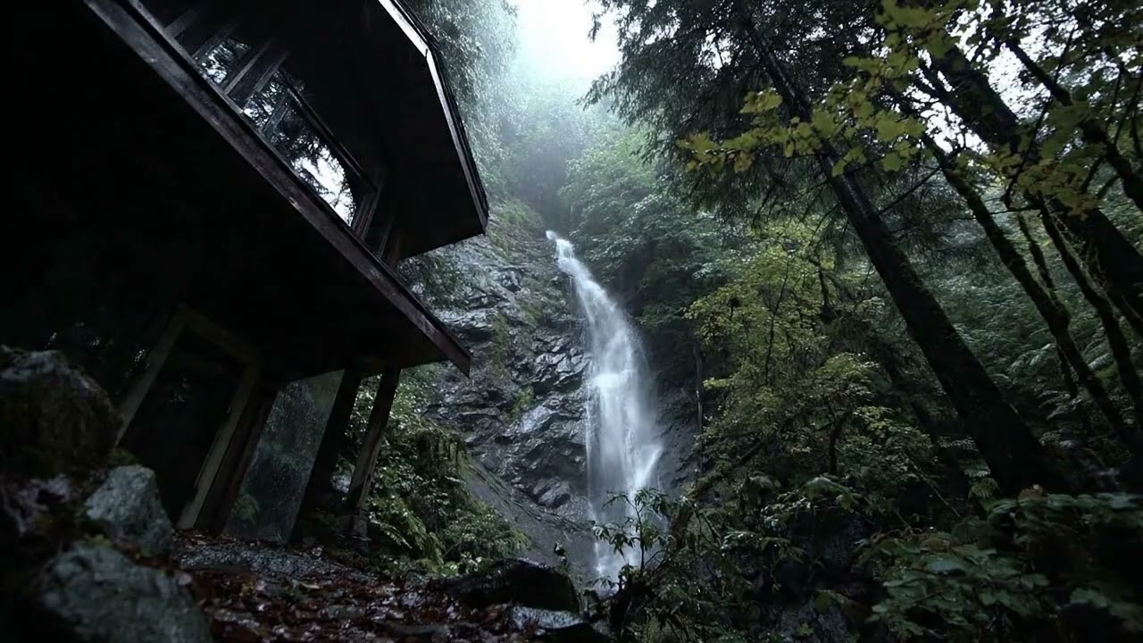 Deep Sleep Classical Music for Insomnia Relief | Rainy Forest Cabin Ambience