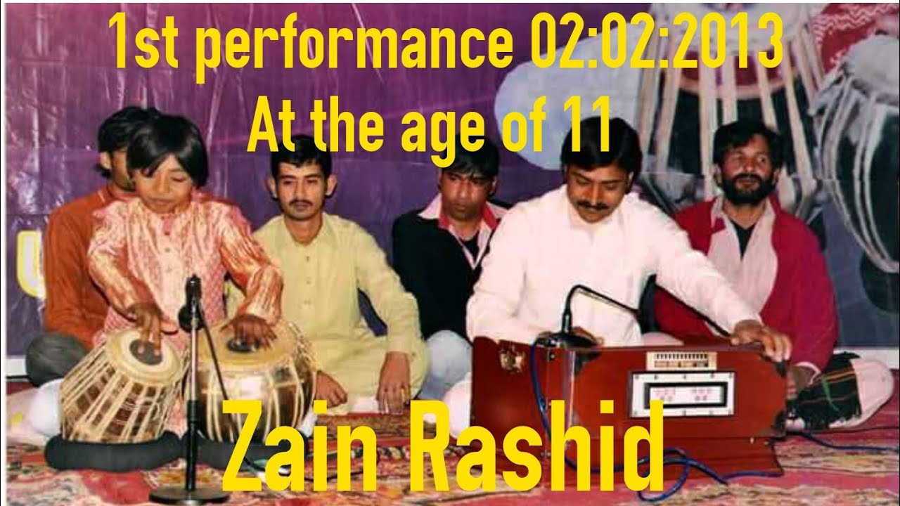 1st performance (02:02:2013) Sialkot barsi Zain Rashid at the age of 11