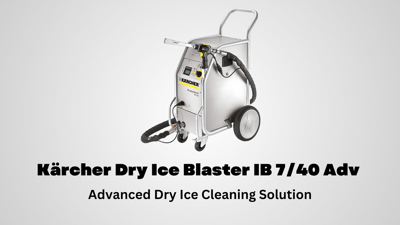 Kärcher Ice Blaster IB 7/40 Adv – The Ultimate Dry Ice Cleaning Solution!