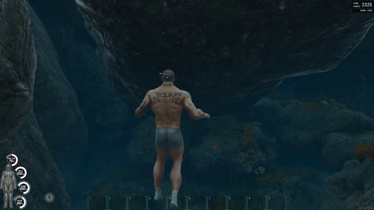 SCUM - Toutes les grottes sous-marines