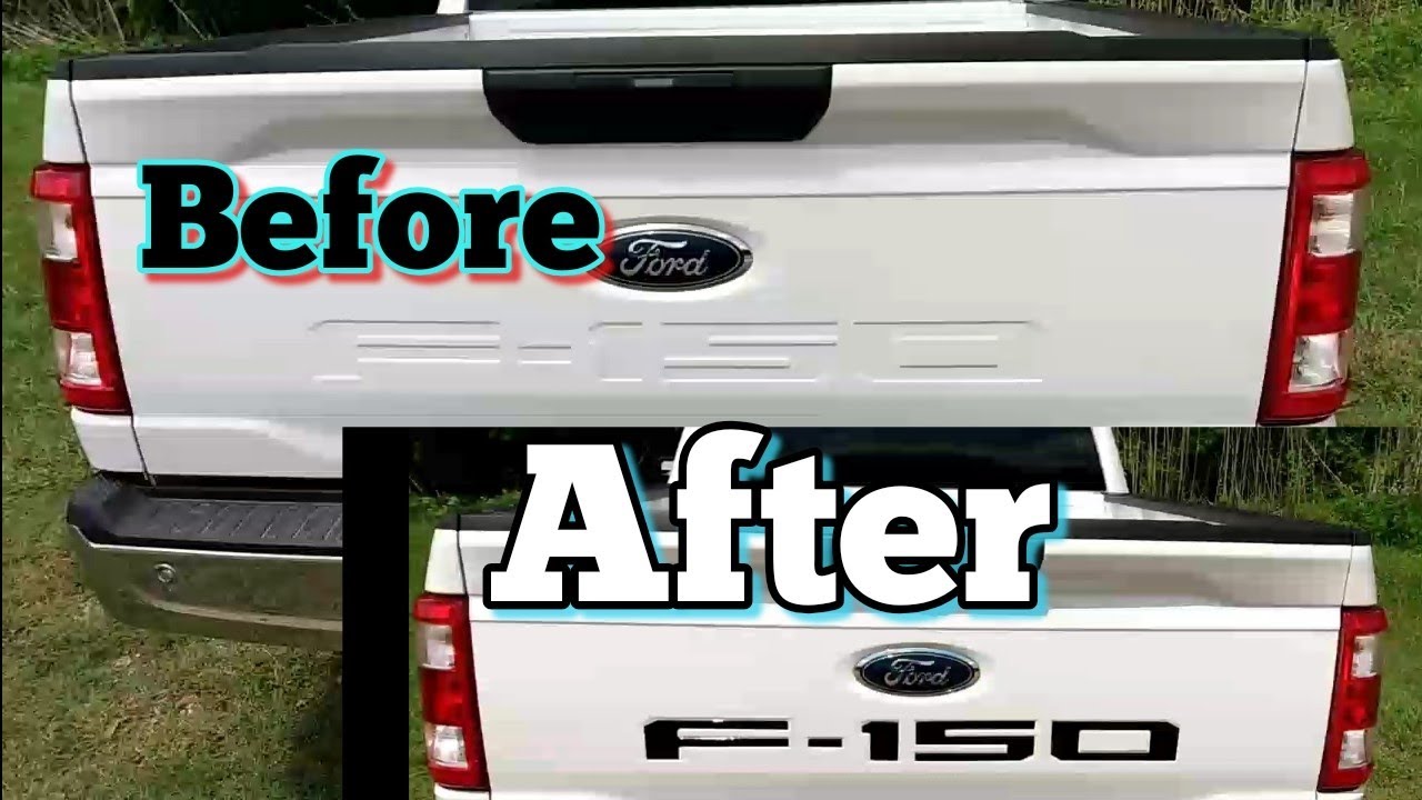Буквы на задний борт F-150! Обзор наклеек с Amazon
