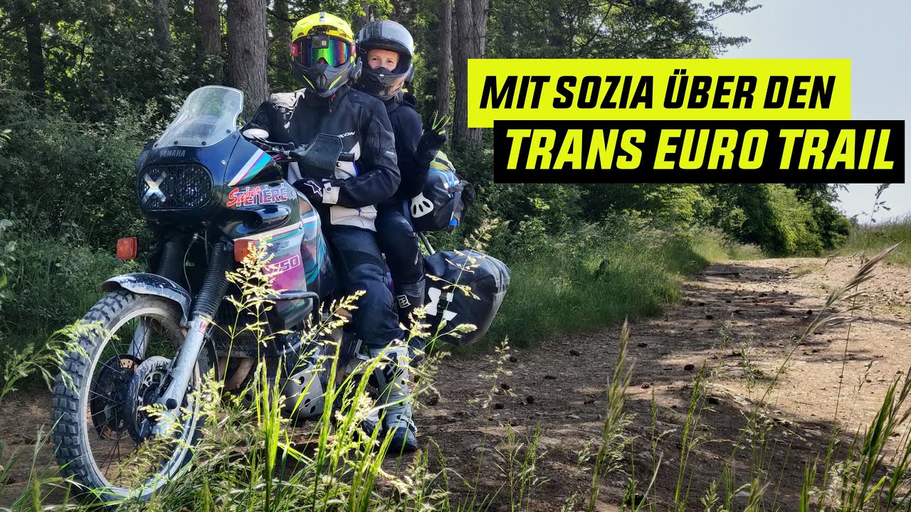 Yamaha XTZ750 OFFROAD in Frankreich │ TET Sektion 22 & 13