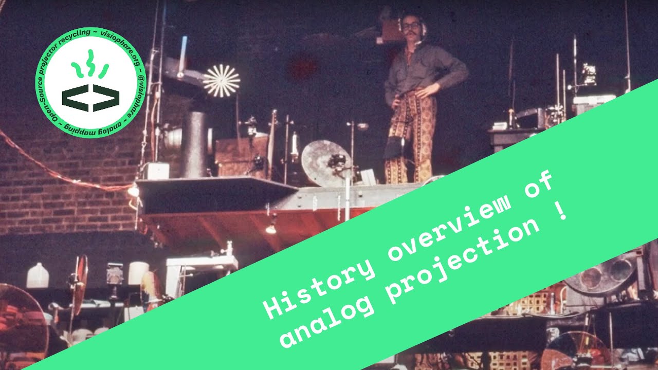 History overview of analog projection with overhead projector