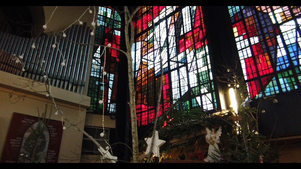 Visite de l'église Saint-Joseph à Schœneck avec la crèche