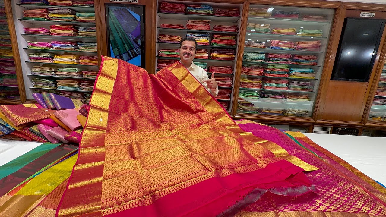 #srinidhisilks presents offersarees in pure kanjivaram silk saree pick any 3000 and many more offers